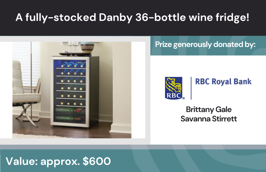 Title: A fully stocked Danby 36-bottle wine fridge!